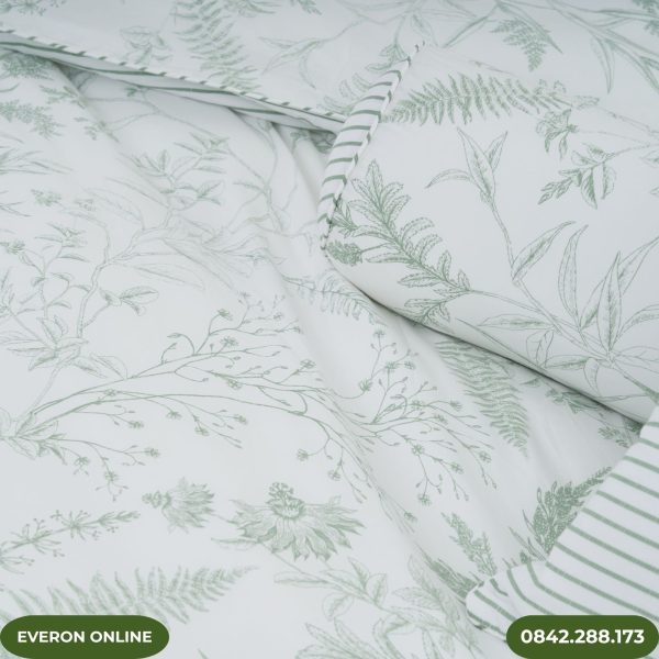Bộ Chăn Ga Gối Everon Hương Cây Cỏ Modal Cotton