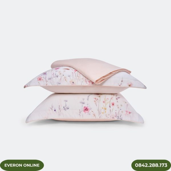 Bộ Chăn Ga Gối Everon Mơ Êm EPT25017 Tencel BST Khu Vườn Tinh Hoa