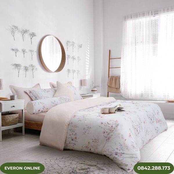 Bộ Chăn Ga Gối Everon Mơ Êm Hoa Poppy EPT25017