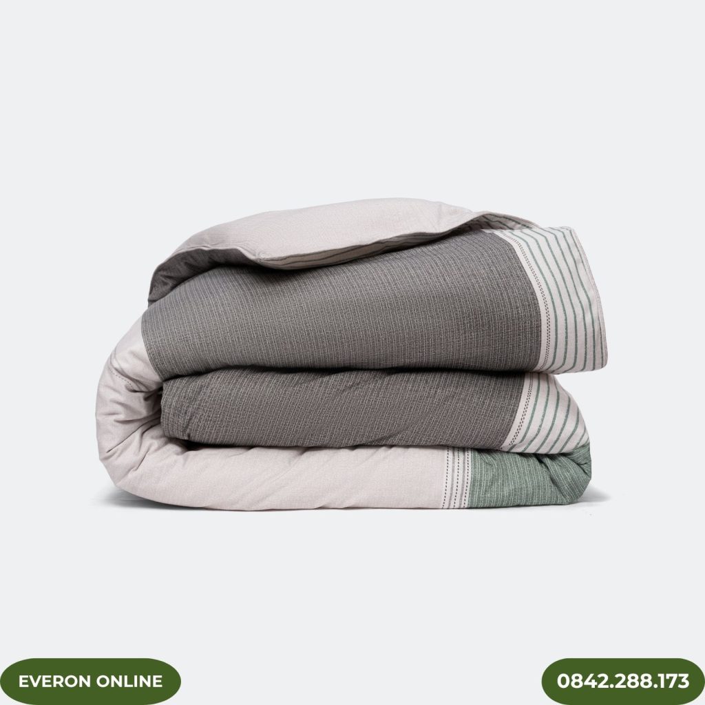 Bộ Chăn Ga Gối Everon Modal Cotton EPM25043 Dải Màu Mạnh Mẽ
