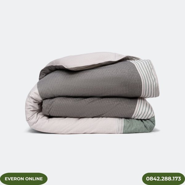 Bộ Chăn Ga Gối Everon Modal Cotton EPM25043 Dải Màu Mạnh Mẽ