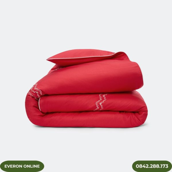 Bộ Chăn Ga Gối Everon Modal Cotton ESM25019 Hoa Thêu