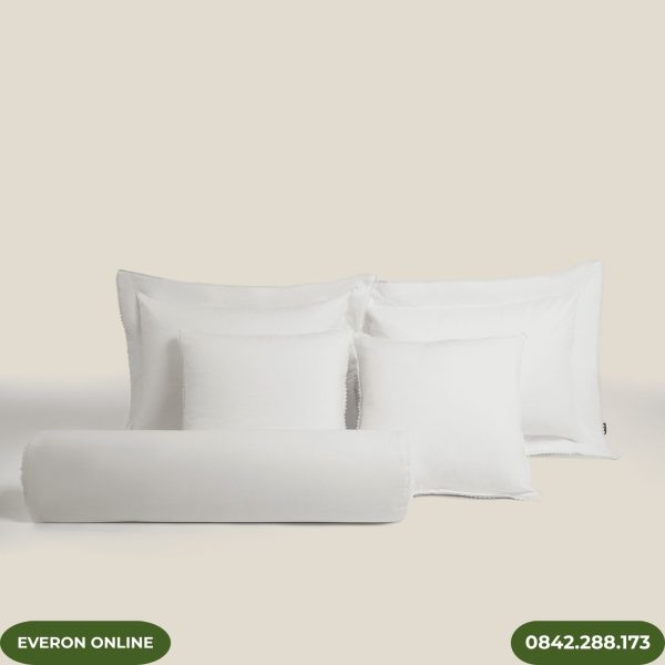 Bộ Chăn Ga Gối Everon Ngọc Trai Cotton Cao Cấp