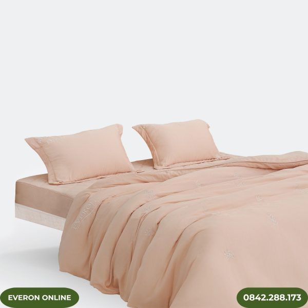 Bộ Chăn Ga Gối Everon Tencel Hoa Thêu EST25022