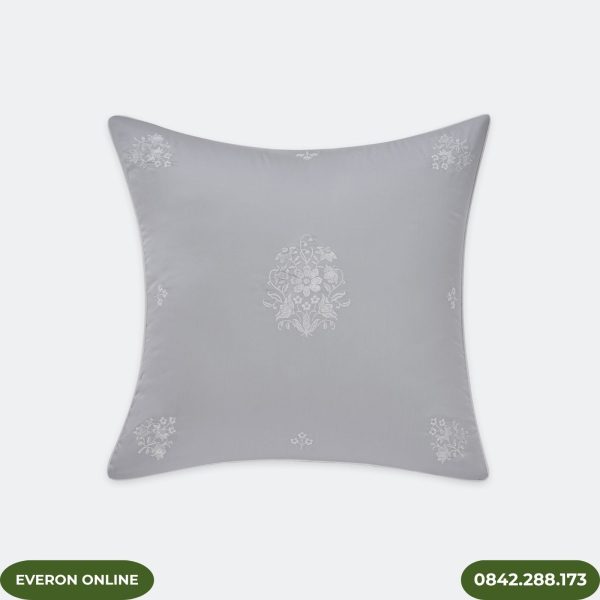 Bộ Chăn Ga Gối Everon Tencel Màu Ghi