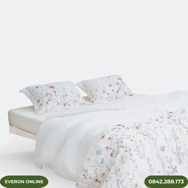 Bộ Chăn Ga Gối Everon Tencel Nét Chân Thành EPT25018