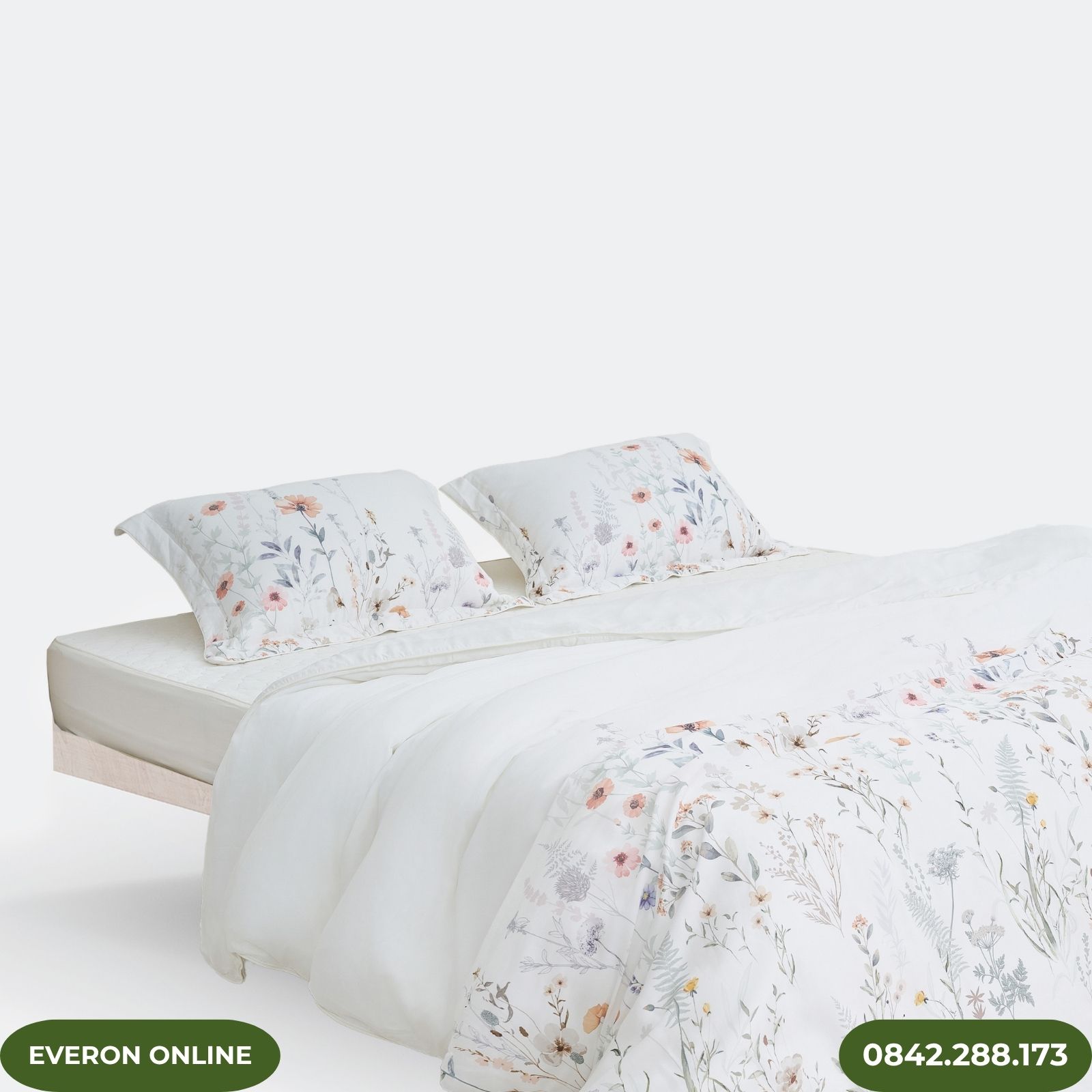 Bộ Chăn Ga Gối Everon Tencel Nét Chân Thành EPT25018 Bộ Chăn Ga Gối Everon Tencel Nét Chân Thành EPT25018