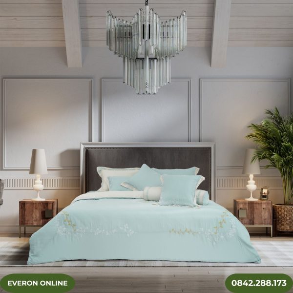 Bộ Chăn Ga Gối Everon Thiên Hà Cao Quý ASHM25101