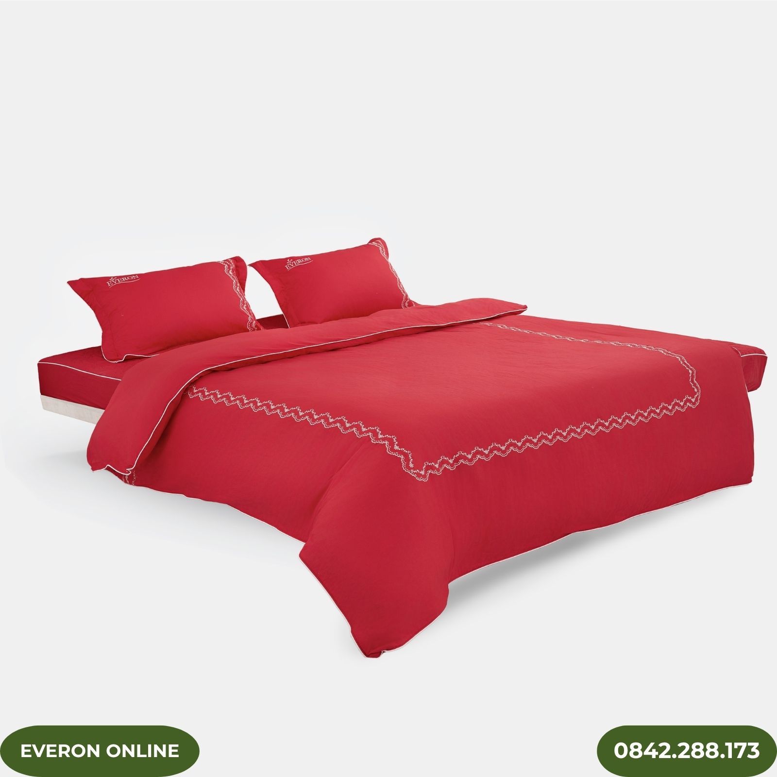 Bộ Chăn Ga Gối Everon Yêu Nồng Nhiệt Modal Cotton ESM25019 Bộ Chăn Ga Gối Everon Yêu Nồng Nhiệt Modal Cotton ESM25019
