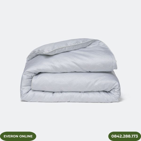 Bộ Chăn Ga Gối Kỷ Hà Xám Everon EPTC25037 Tencel Blend