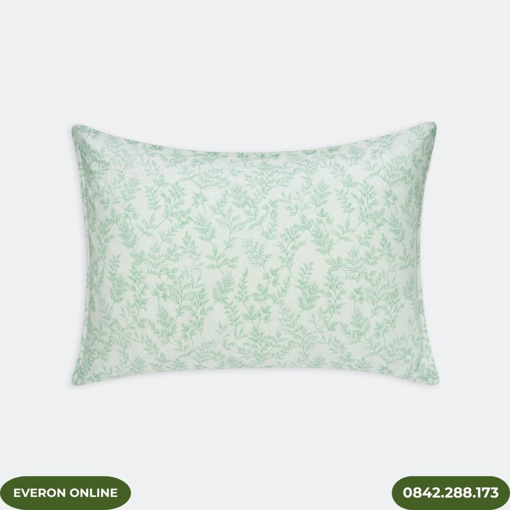 Bộ Chăn Ga Gối Lá Thạch Thảo Everon EPM25031
