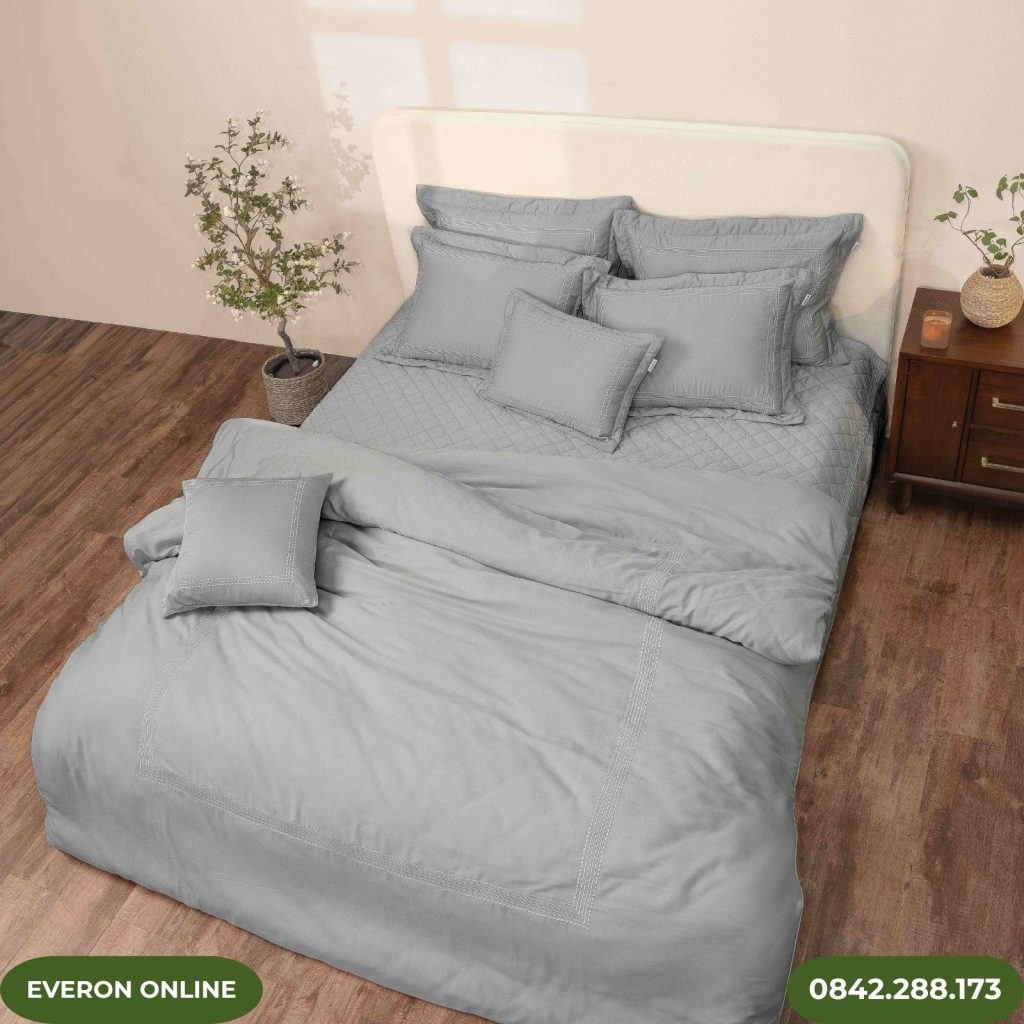 Bộ Chăn Ga Gối Modal Cotton Everon Espirit ESTMC27002