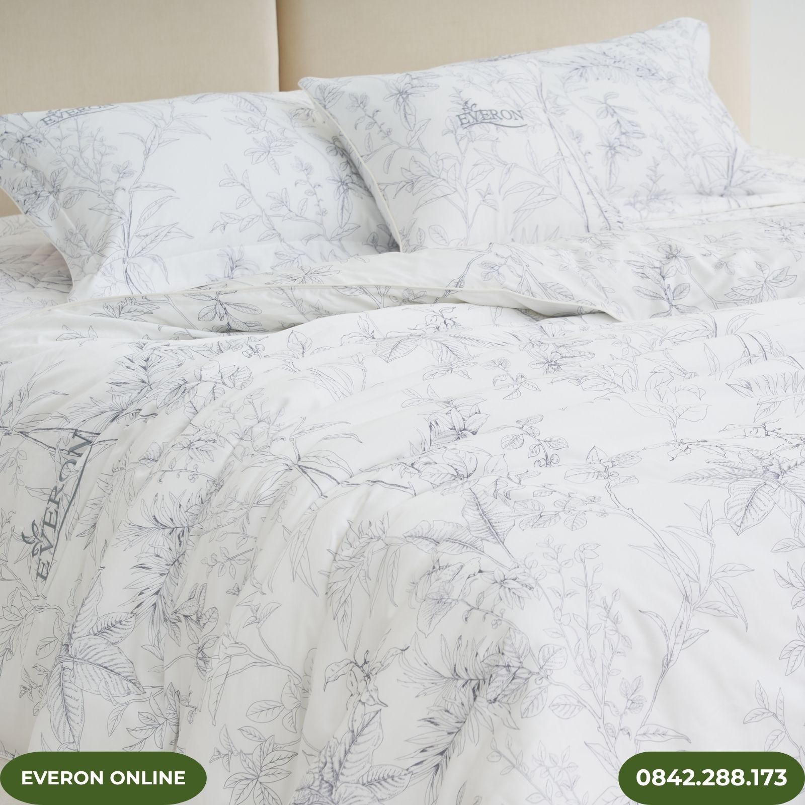 Bộ Chăn Ga Gối Tencel Everon EPTC25036 Vườn Tươi Tốt Bộ Chăn Ga Gối Tencel Everon EPTC25036 Vườn Tươi Tốt
