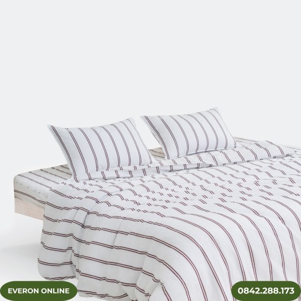 Bộ Ga Chăn Gối Everon EPC25035 Đường Song Song