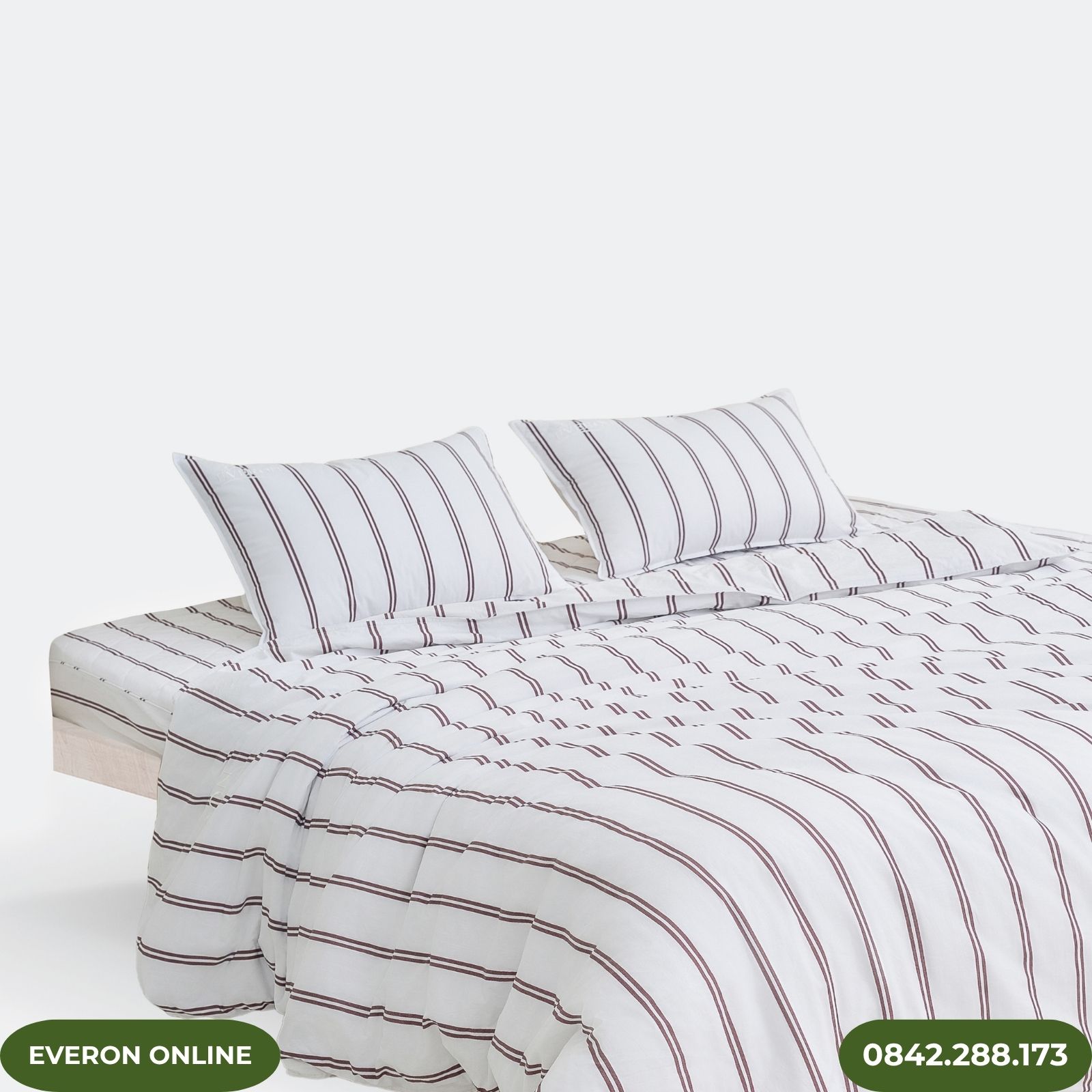 Bộ Ga Chăn Gối Everon EPC25035 Đường Song Song Bộ Ga Chăn Gối Everon EPC25035 Đường Song Song