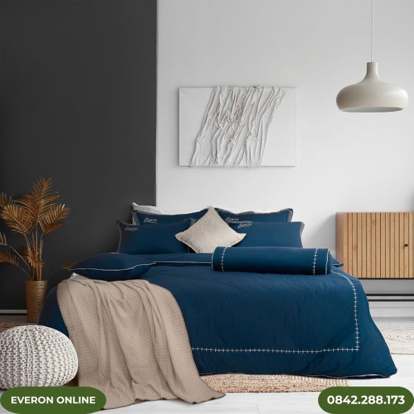 Bộ Ga Gối Everon ESM25023 Nét Khiêm Tốn Modal Cotton