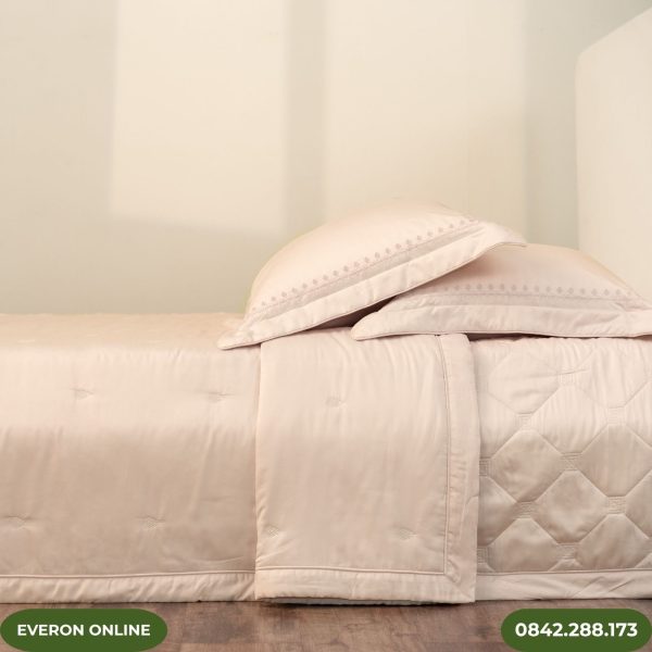 Bộ chăn ga Everon Broderie Modal Cotton cao cấp