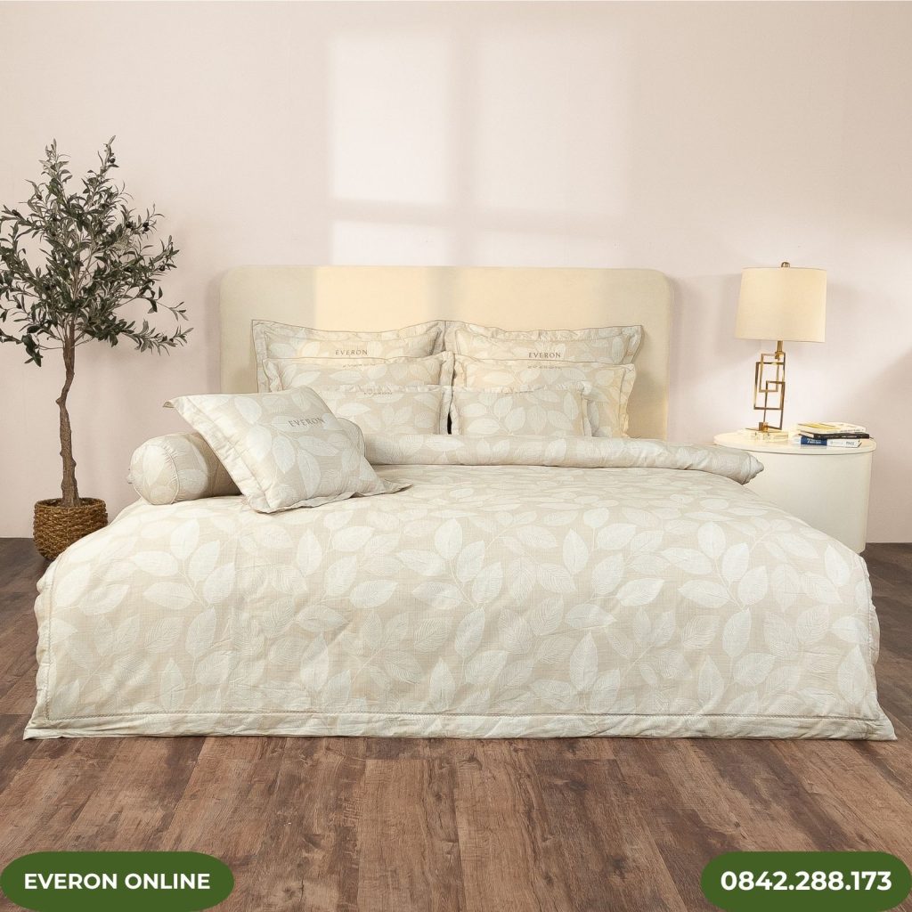 Bộ chăn ga Everon EPC27027 Beech cho phòng ngủ