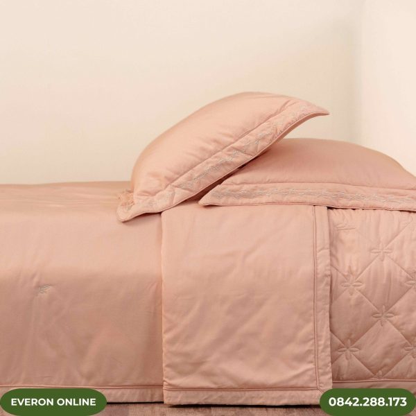 Bộ chăn ga Everon ESMOC27008 Blush Modal Cotton phòng ngủ