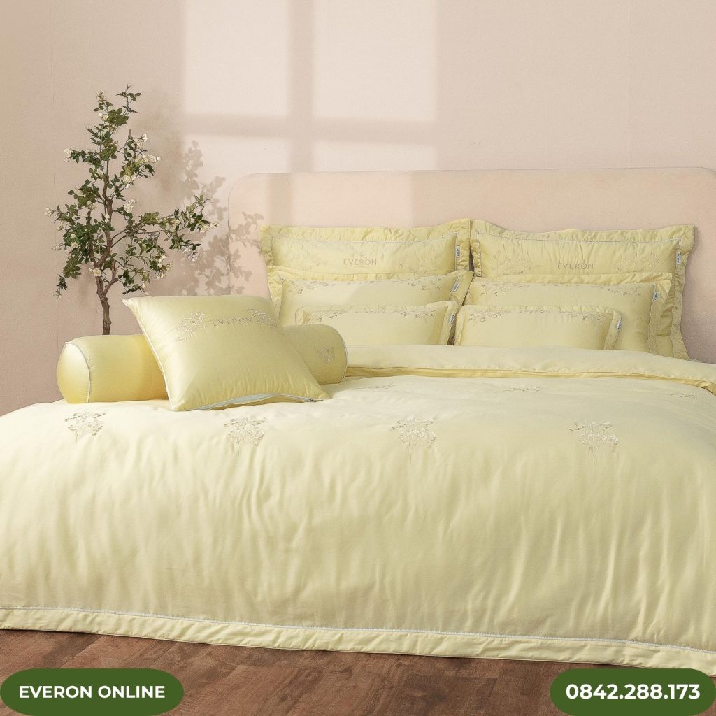 Bộ chăn ga Everon ESTC27005 Mimosa Tencel Blend