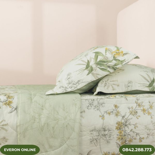 Bộ chăn ga Everon Lilies BST Những Mảnh Êm