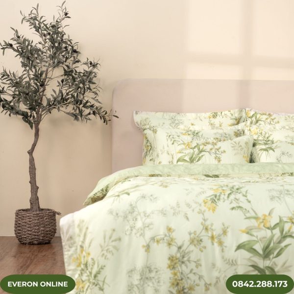 Bộ chăn ga Everon Lilies chính hãng