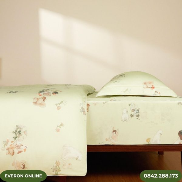 Bộ chăn ga Tencel Khu Rừng Cổ Tích Everon