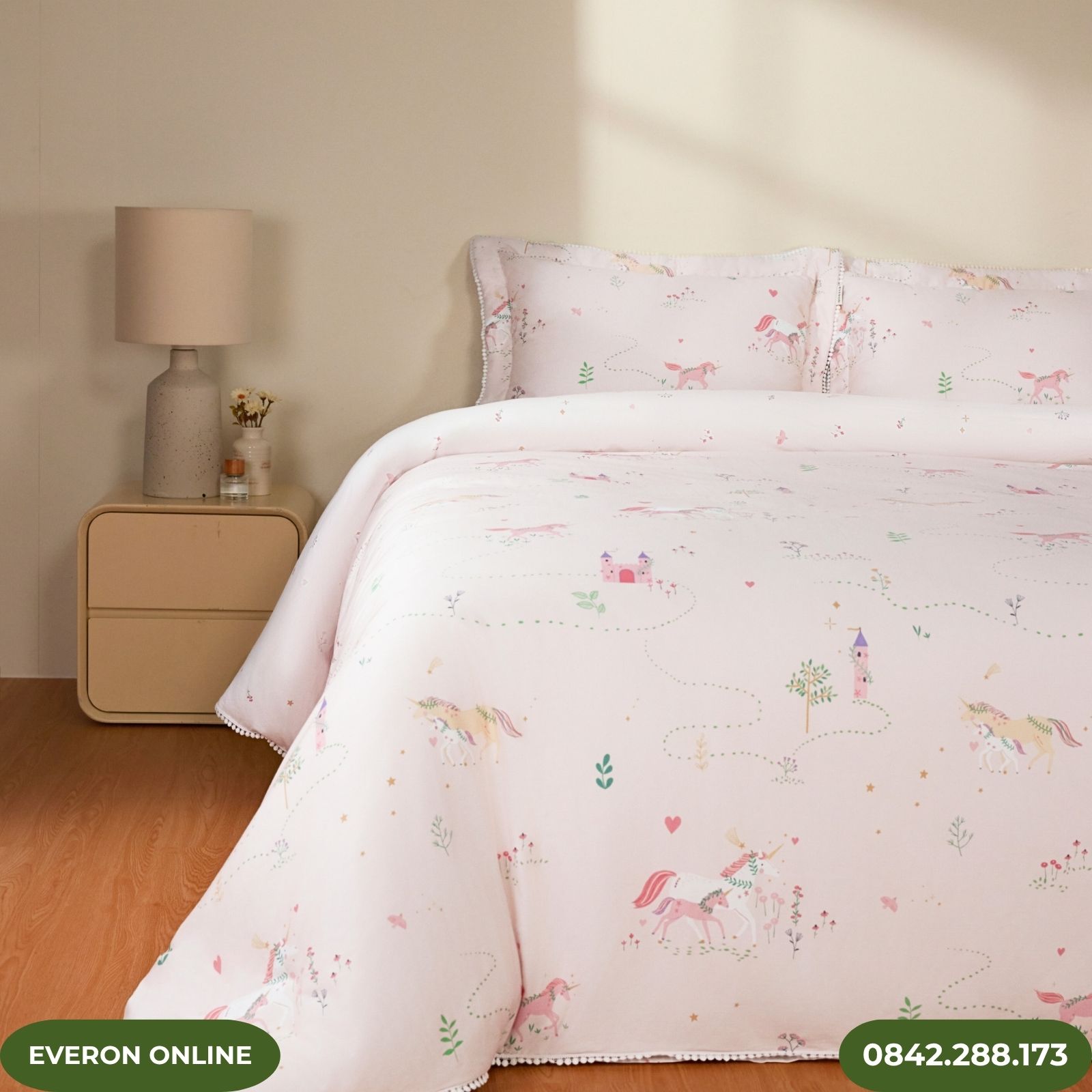 Bộ chăn ga gối Cotton Everon CPC26203 Bộ chăn ga gối Cotton Everon CPC26203