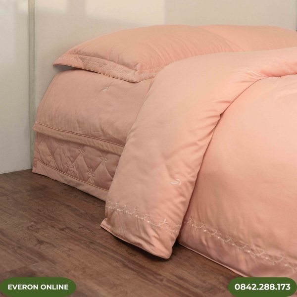 Bộ chăn ga gối Everon Blush ESMOC27008 Modal Cotton cao cấp