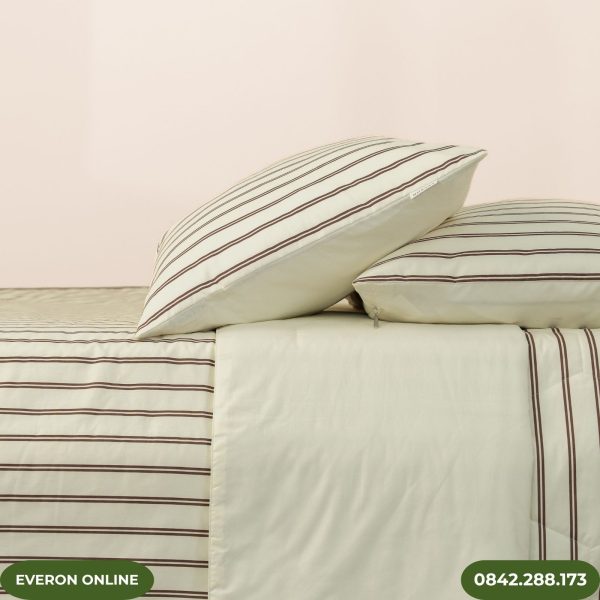 Bộ chăn ga gối Everon EPC27031 Linear phong cách tối giản