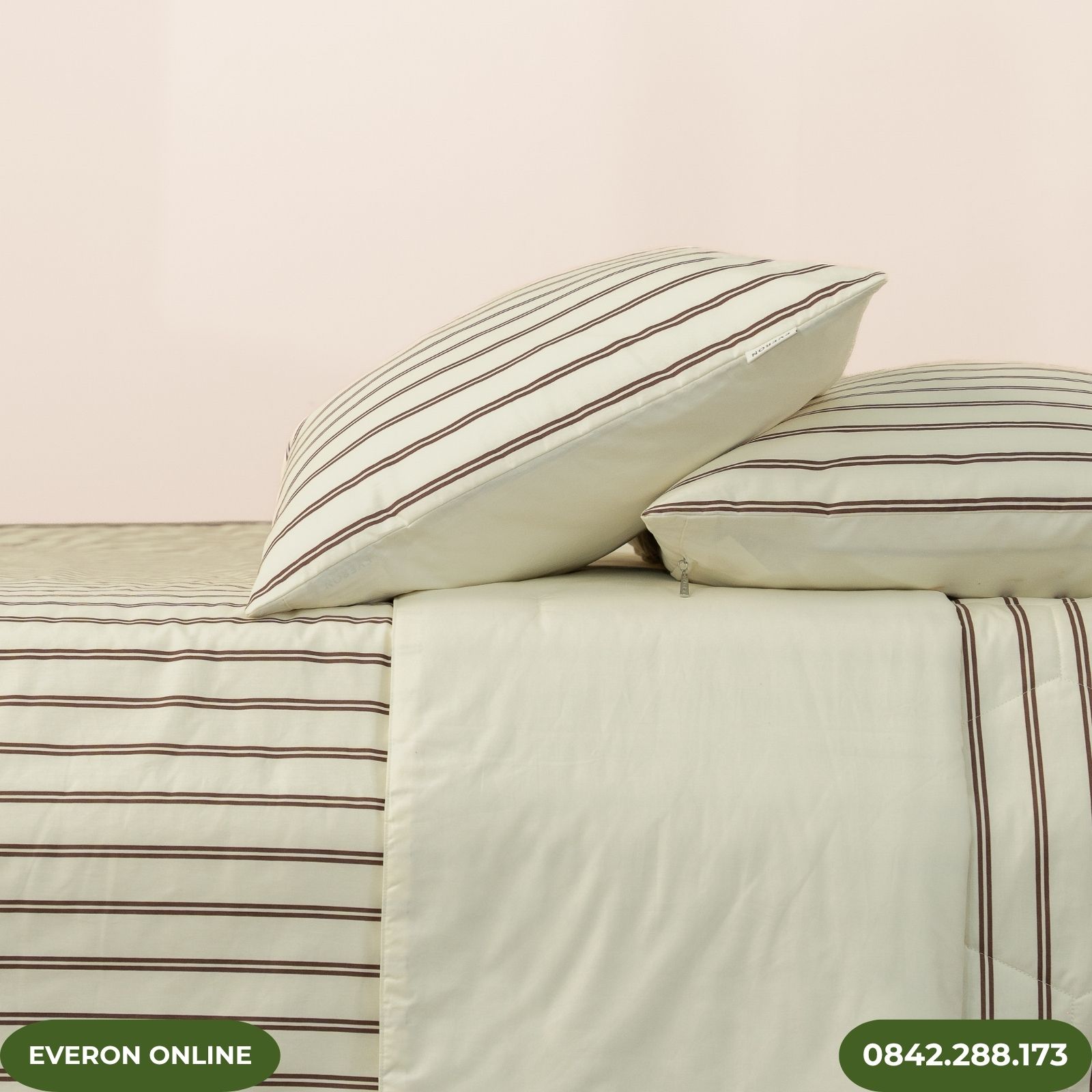 Bộ chăn ga gối Everon EPC27031 Linear phong cách tối giản Bộ chăn ga gối Everon EPC27031 Linear phong cách tối giản