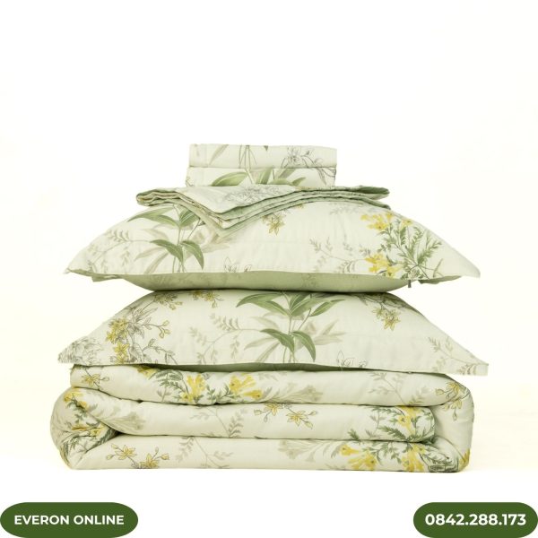 Bộ chăn ga gối Everon EPMOC27025 Lilies