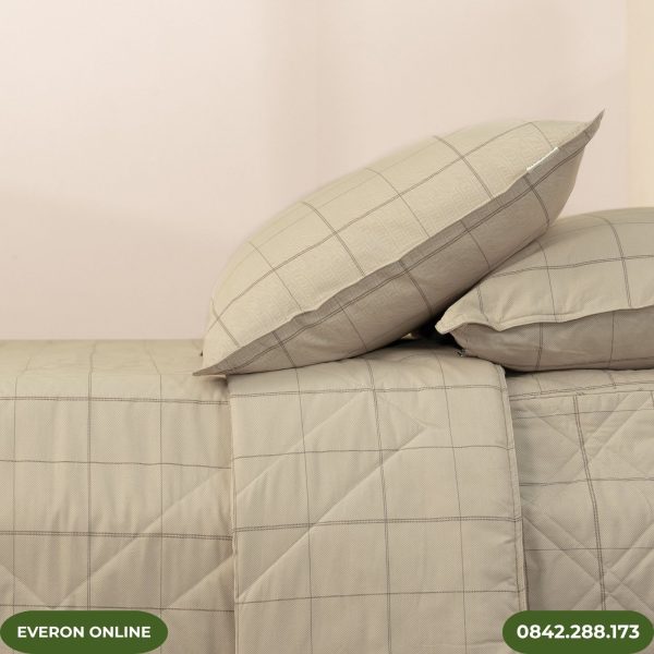 Bộ chăn ga gối Everon Saville Cotton chính hãng