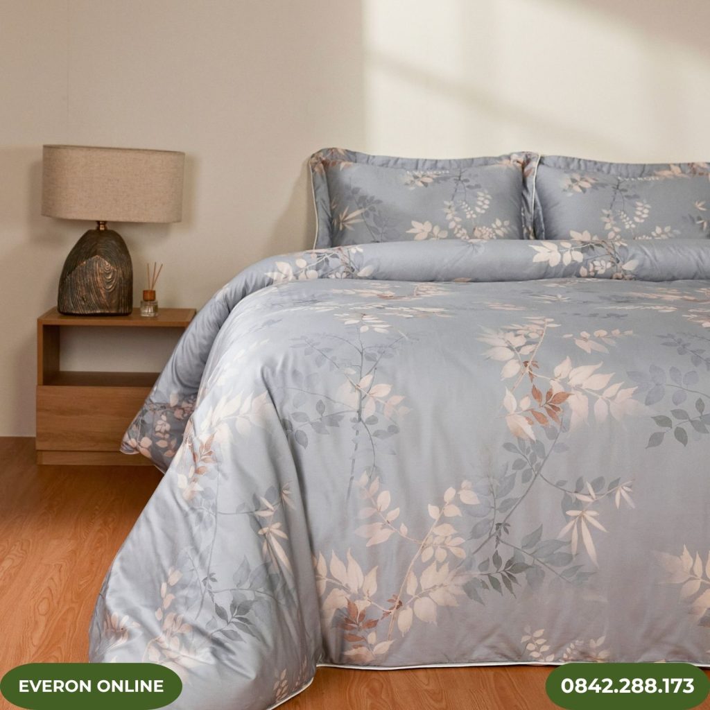 Bộ chăn ga gối Everon chính hãng EPTC26017 Chạng Vạng