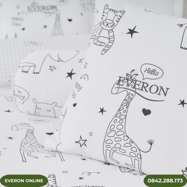 Bộ chăn ga gối Everon cho bé trai