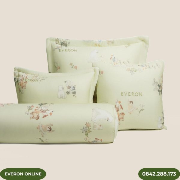 Bộ chăn ga gối Khu Rừng Cổ Tích Tencel Everon BST Cutie