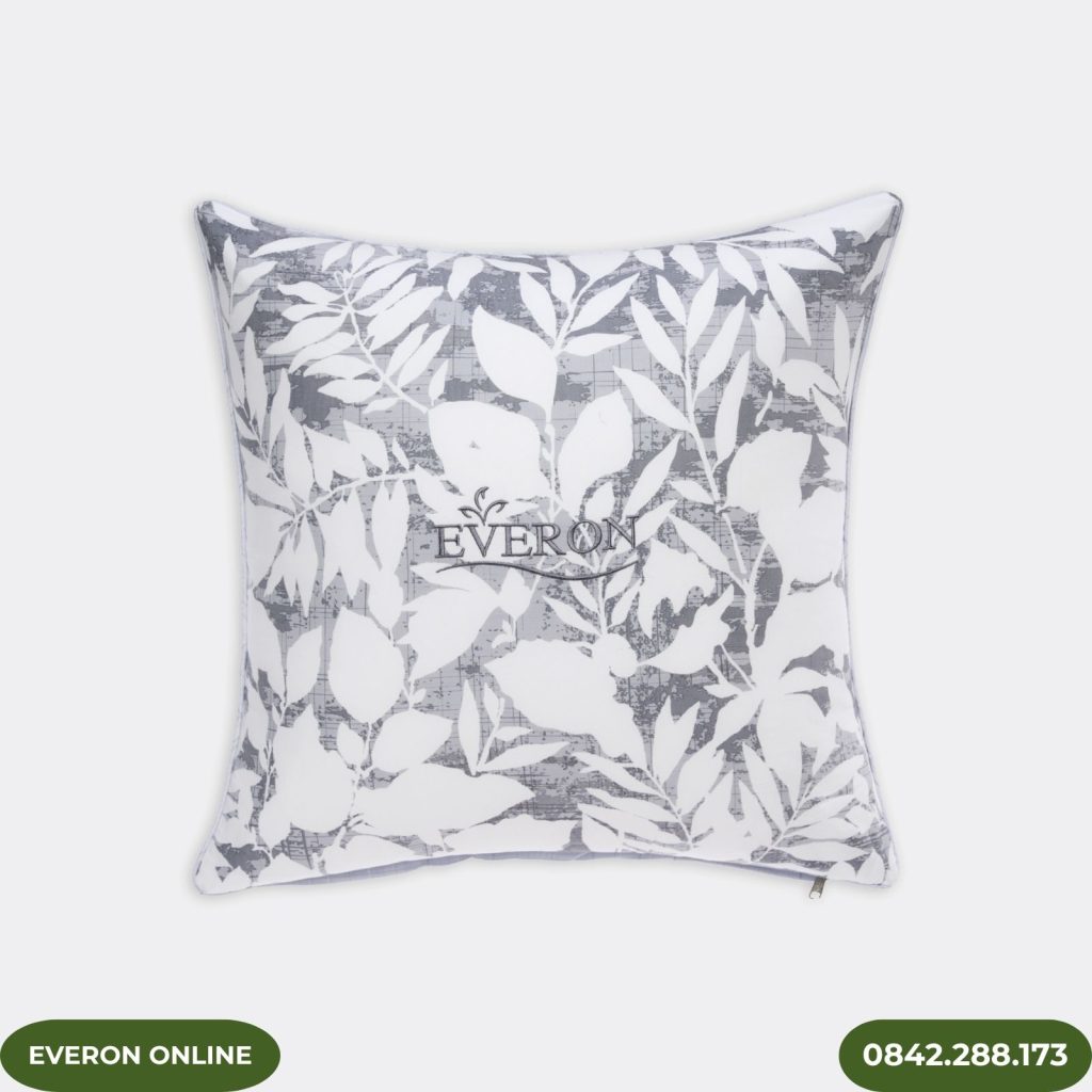 Bộ chăn ga gối Modal Cotton Everon Chùm Lá Tinh Tế