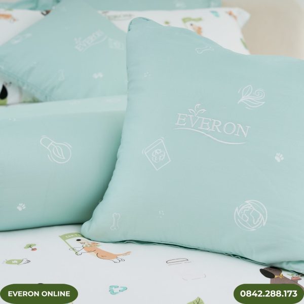 Bộ ga chun Everon Kids Cún Thân Thiện CPC25201 Cotton