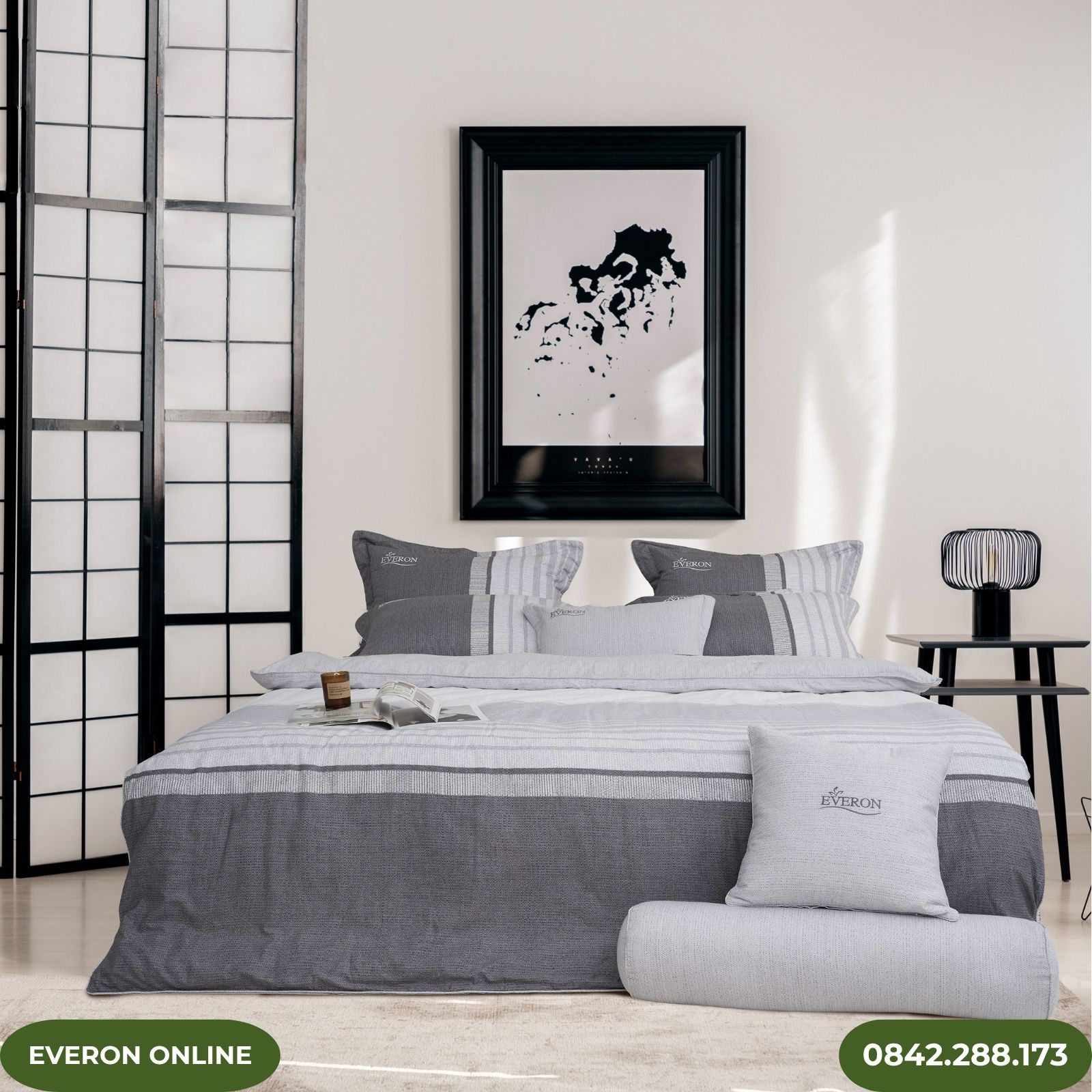 Bộ ga chun chần Everon EPM25039 Kẻ Giao Thoa Bộ ga chun chần Everon EPM25039 Kẻ Giao Thoa