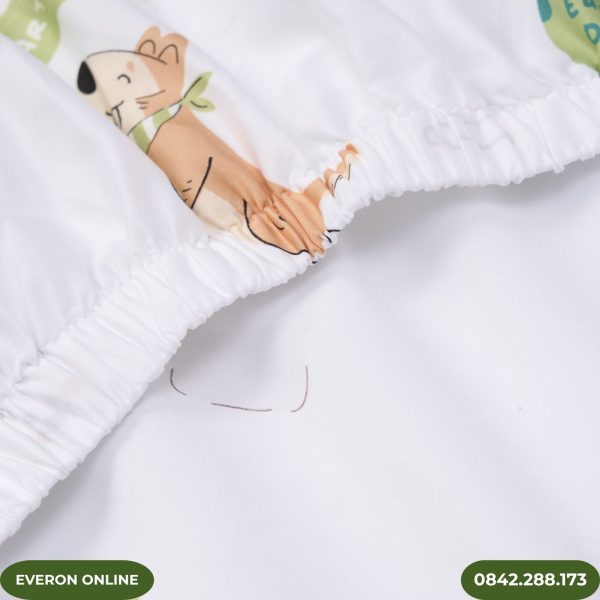 Bộ ga giường Everon Kids Cotton Cún Thân Thiện CPC25201
