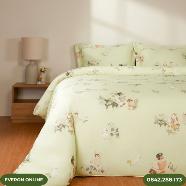 Bộ ga gối Everon CPT26202 Khu Rừng Cổ Tích
