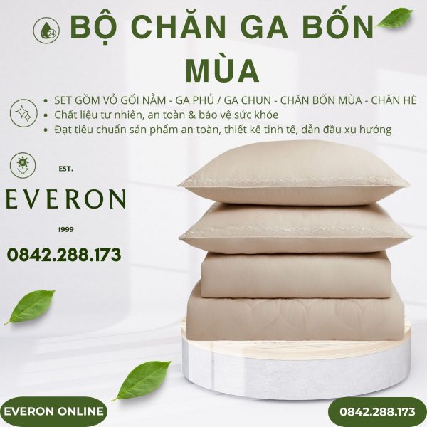 Bộ chăn ga gối Everon ESTJ26008 Herringbone
