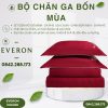Chăn ga gối Everon ESTC26007 Cẩm Chướng Đỏ