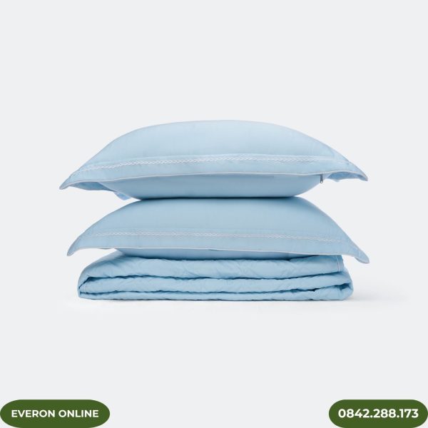 Chăn Ga Gối Everon EST25034 Làn Nước Xanh