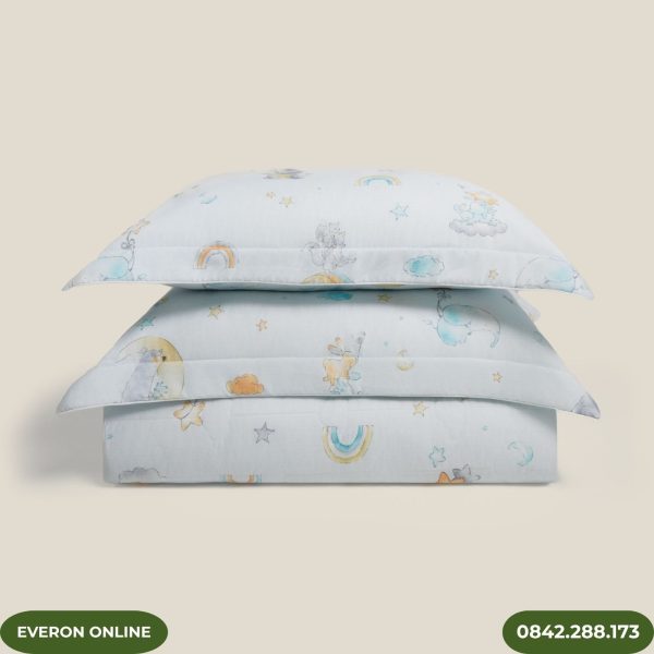 Chăn bốn mùa Everon Vườn Thú Trên Mây CPT26201