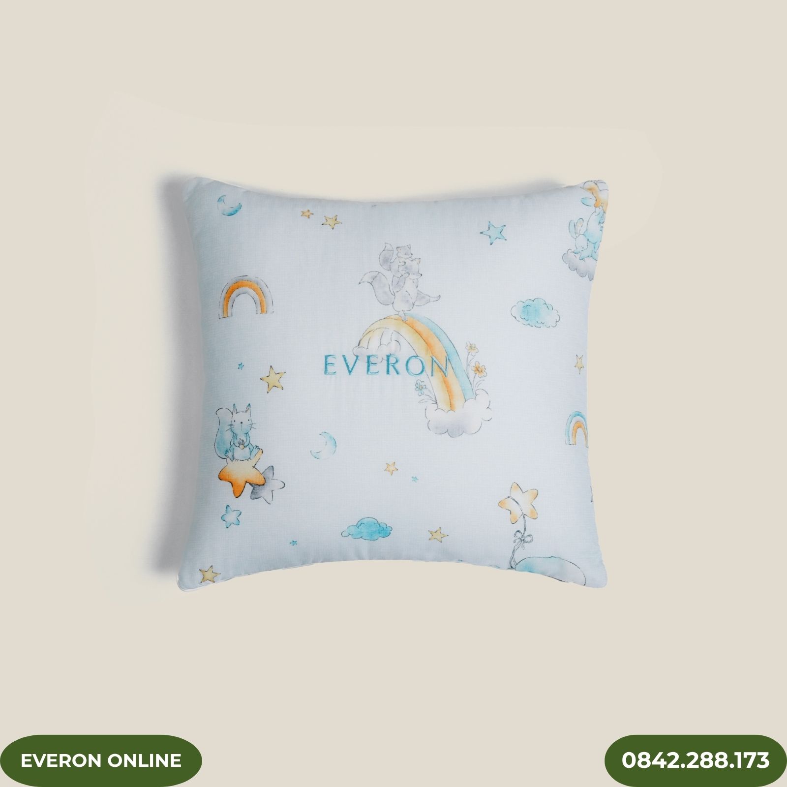 Chăn ga Tencel trẻ em Everon Vườn Thú Trên Mây Chăn ga Tencel trẻ em Everon Vườn Thú Trên Mây