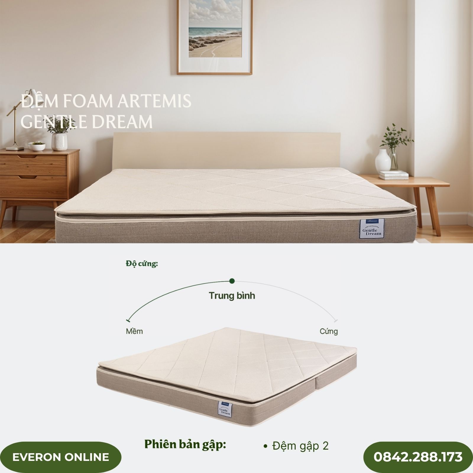 Đệm Artemis Gentle Đệm Artemis Gentle