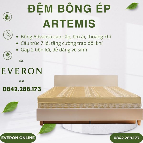 Đệm Bông Ép Artemis Everon