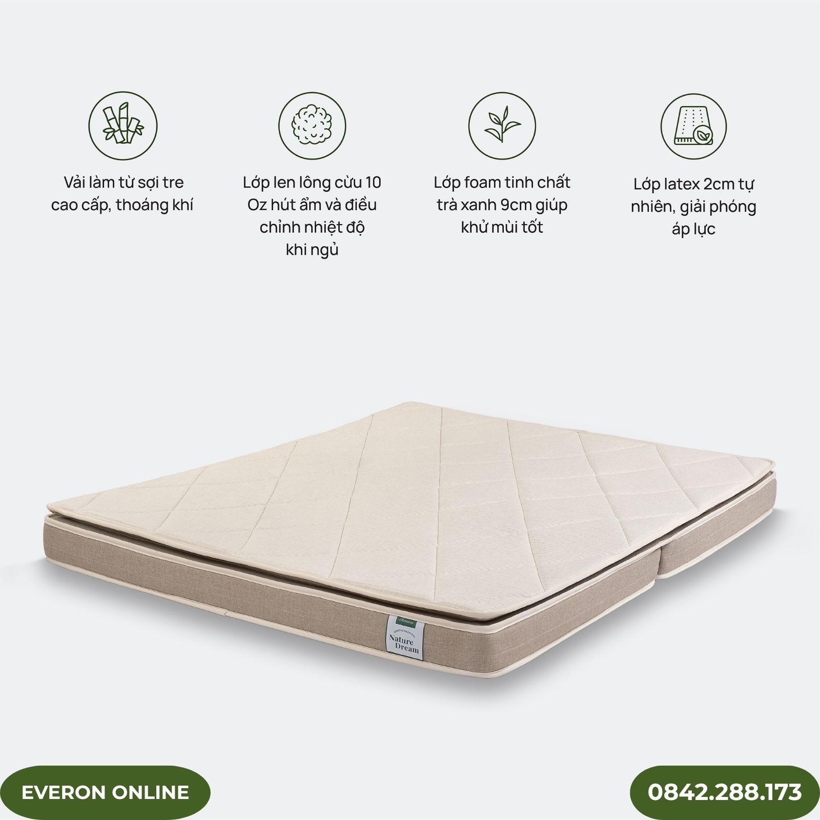 Đệm Foam Everon Nature Dream Đệm Foam Everon Nature Dream