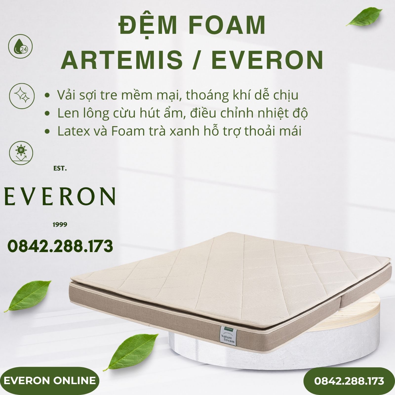 Đệm Foam Everon Đệm Foam Everon